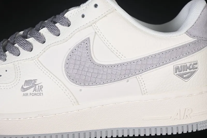 All categories Nk Air Force 1 Air Force series Nk Air Force 1 Low Air Force low-top Nike Air Force 1'07 Low off-white matt gray Air Force 1 low-top casual sneakers DN9688-107
